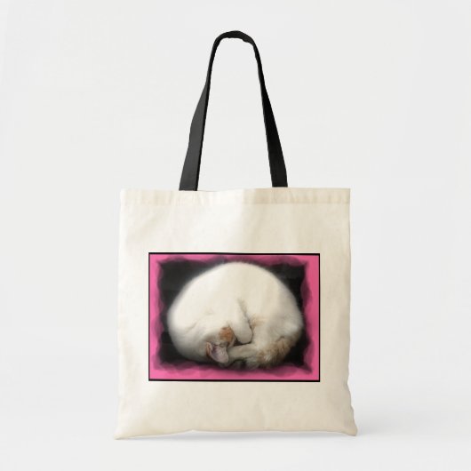 猫のトートバックを妨げないで下さい トートバッグ (正面)