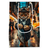 猫のドン ミディアムペーパーバッグ (裏面)
