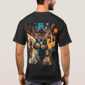 猫のドン Tシャツ (裏面)