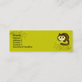 猫のニャー スキニー名刺 (裏面)