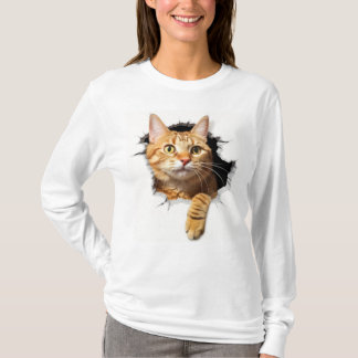 「猫のニャーTシャツ」 Tシャツ
