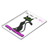 猫のノート ノートブック (左側)