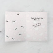 猫のハッピーバースデー カード (内部)