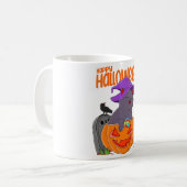 猫のハロウィン コーヒーマグカップ (正面左)