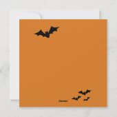 猫のハロウィン シーズンカード (裏面)