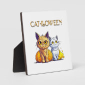 猫のハロウィン フォトプラーク (正面)