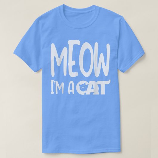 猫のハロウィーンの衣装 Tシャツ (デザイン正面)