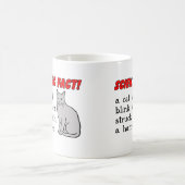 猫のハンマー 楽しいマグカップ 冗談 コーヒーマグカップ (中央)