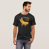 猫のバナナ Tシャツ (正面フル)