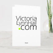 猫のバレンタインから母へ シーズンカード (裏面)