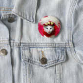 猫のバレンタインボタン 缶バッジ (インサイチュ)