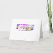 猫のバレンタイン カード (裏面)