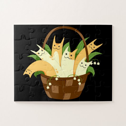 猫のパズル ジグソーパズル (横)