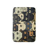 猫のパタアートーン バスマット (正面縦)