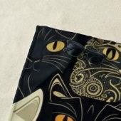 猫のパタアートーン ビーチタオル (インサイチュ)