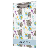 猫のパターン、かわいい猫、子猫、お名前 クリップボード (左)