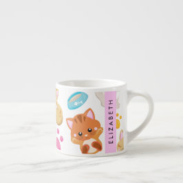 猫のパターン,かわいい猫,子猫,前足,名前 エスプレッソカップ