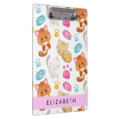 猫のパターン，かわいい猫，子猫，前足，名前 クリップボード (右)