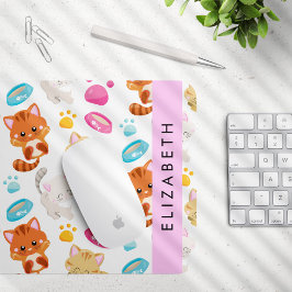 猫のパターン,かわいい猫,子猫,前足,名前 マウスパッド