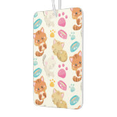 猫のパターン，かわいい猫，子猫，子猫，手 カーエアーフレッシュナー (左)