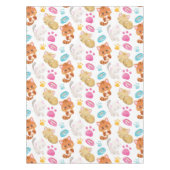 猫のパターン，かわいい猫，子猫，子猫，手 テーブルクロス (正面)