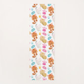 猫のパターン，かわいい猫，子猫，子猫，手 ヨガマット (正面)