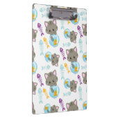 猫のパターン，かわいい猫，子猫，魚 クリップボード (右)