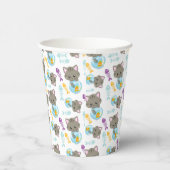 猫のパターン，かわいい猫，子猫，魚 紙コップ (右)