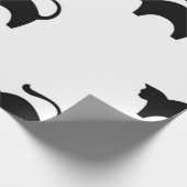 猫のパターン ラッピングペーパー (角)