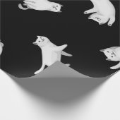 猫のパターン ラッピングペーパー (角)