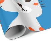 猫のパターン ラッピングペーパー (ロールコーナー)