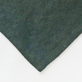 猫のパパのための緑および青のカスタムな写真毛布 フリースブランケット (角)