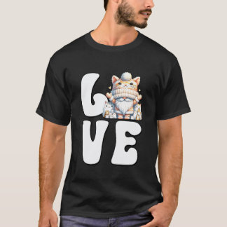 猫のパパのノームと猫好きグッズ Tシャツ