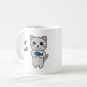 猫のパパ コーヒーマグ コーヒーマグカップ (正面左)