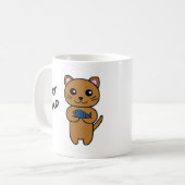 猫のパパ コーヒーマグ コーヒーマグカップ (正面左)