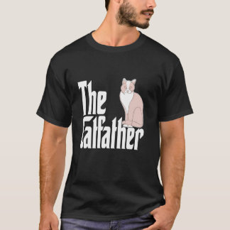 猫のパパ ネコのお父さん かわいい猫の父 キティのパパ Tシャツ