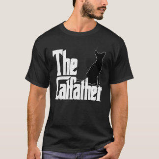 猫のパパ ネコの親分 クレイジー 黒猫の飼い主 キティ Tシャツ