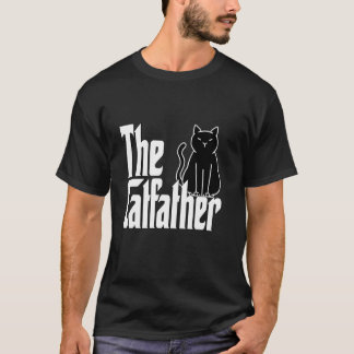 猫のパパ ネコファーザー かわいい黒猫のパパ キティ Tシャツ