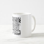 猫のパパ 引用 ヴィンテージ風彫刻Tシャツ D コーヒーマグカップ (正面右)