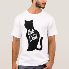 猫のパパ Tシャツ
