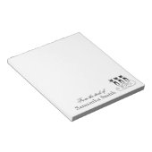 猫のパーソナお洒落ライズ ノートパッド (アングル)