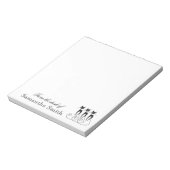 猫のパーソナお洒落ライズ ノートパッド (回転)