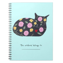 猫のパーソナライズされたノートに安全と思われる植物