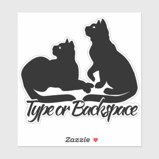 猫のパーソナライズされたパーソナライズされたデカール シール (シート)