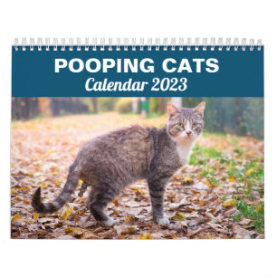 猫のパーソナライズされたフンおもしろいカレンダー2026 カレンダー