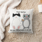 猫のパーソナ感じリを向上さおもしろいせる クッション (ブランケット)