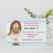 猫のパーティー 招待状 (スタンド正面)