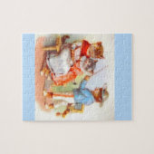 猫のビクトリアン格好をした ジグソーパズル (横)