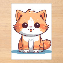 猫のビニールステッカー | ラップトップ用デコール