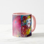 猫のピアス/ベネチアン仮面 マグカップ (正面右)